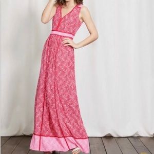 Women’s Boden Laurie Maxi Dress Red Pink